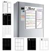 Reusable A3 Whiteboard Calendar Erasable Soft Magnetic Fridge Calendar Weekly Calendar Memo  School