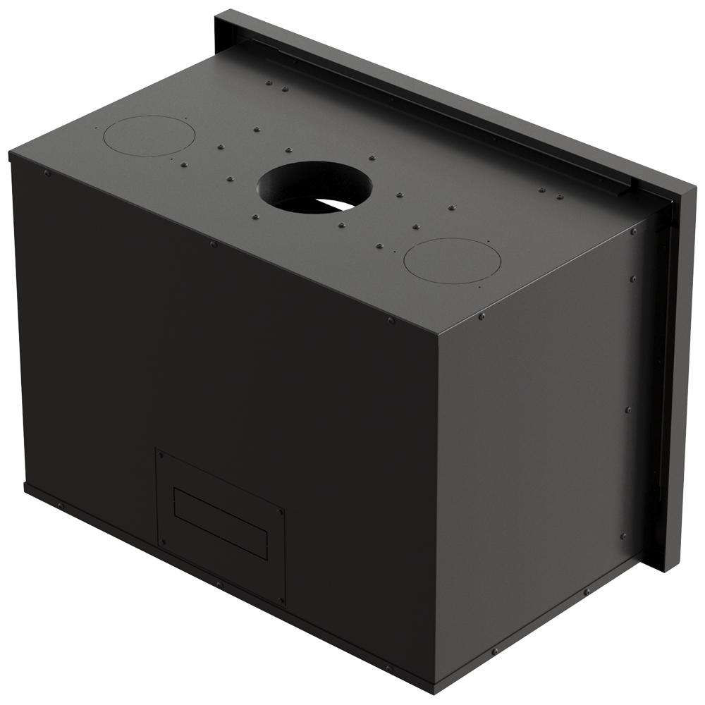 Fireplace cassette KRATKI ARKE 75 8 kW Ø 150 self closing door