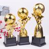 Football Ballon D'Or Creative Trophy Football Soccer Award Trophy Fans Souvenir Cup Gift Crafts Souvenirs Competition Prize Cup