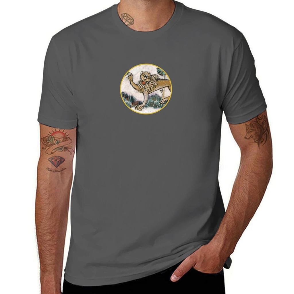Crazy Lion Tshirt Sports Casual Short Sleeve Cotton Tee