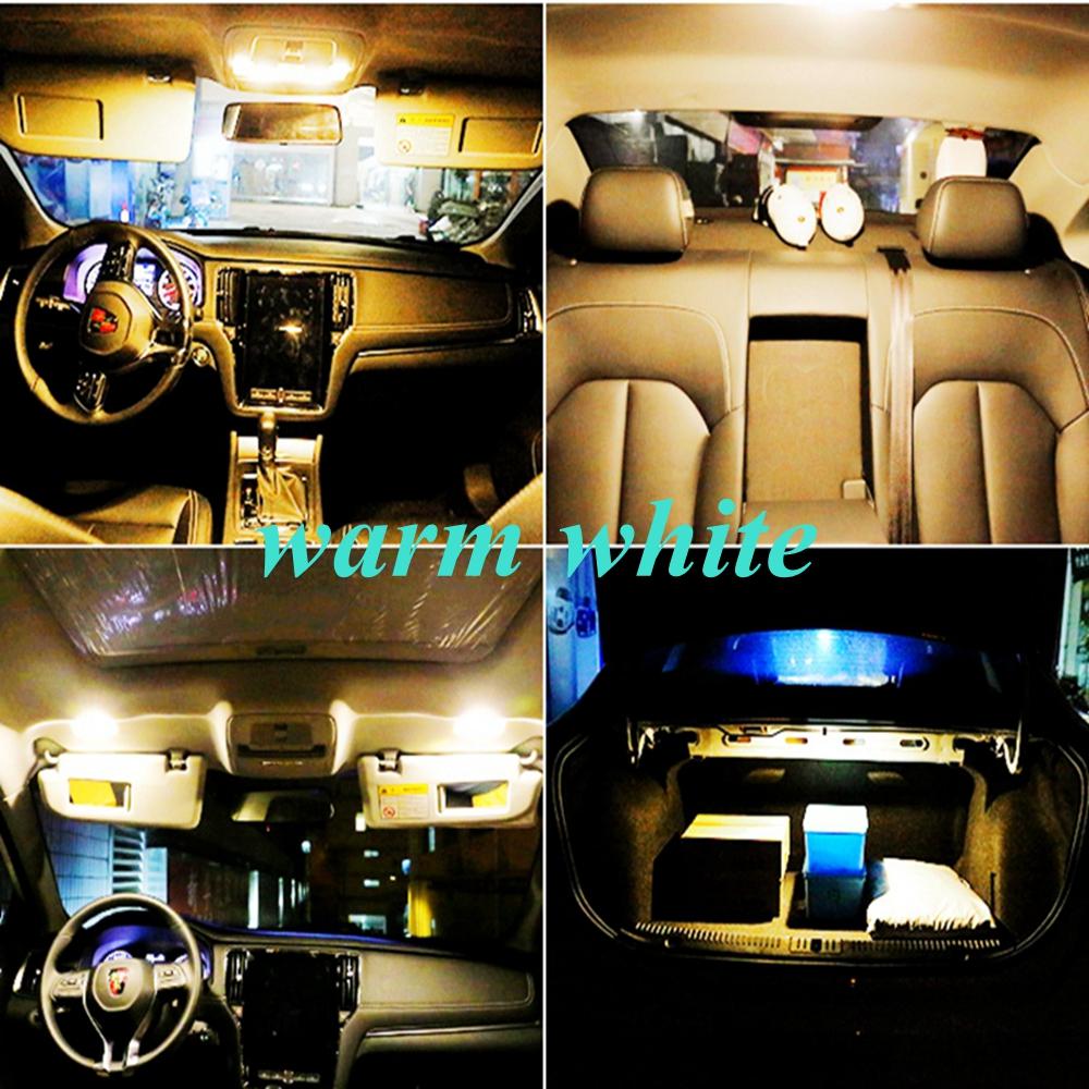 2PCS T10 W5W Super Bright High Quality LED Parking Lights Car Dome Reading Lamps WY5W Auto Turn Side Bulbs Warm White Red Yellow Dome Lights 6