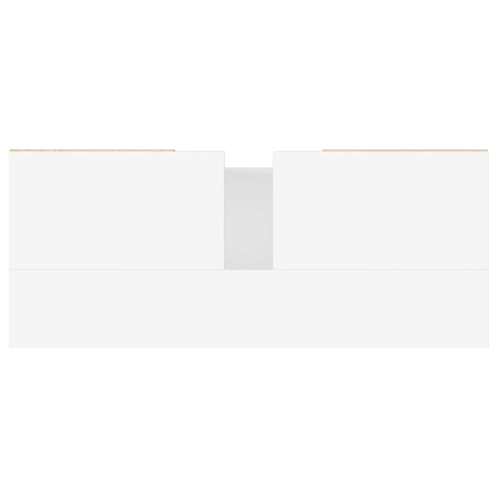 Bathroom Cabinet White 80 x 33 x 60 cm Engineered Wood