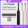 Universal Rechargeable Ultrasonic Toothbrush for Adults and Children with Soft Bristle and Portable Irrigator
