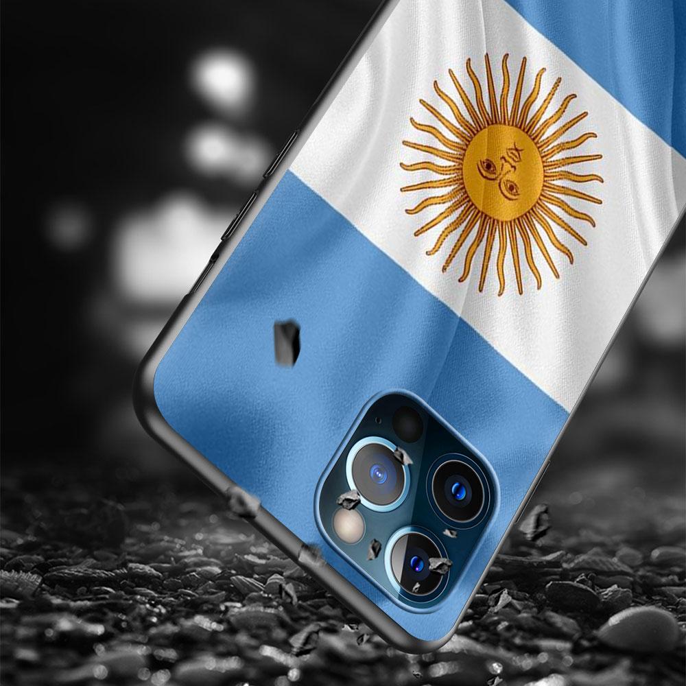 Case For Apple Iphone 11 13 12 Mini 14 Pro Max Xr 7 8 +Se 2020 Xs 6 6s Plus 5 5s Silicone Phone Cover Republic Of Argentina