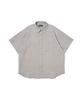 Ader Fits Пигментная однотонная футболка с коротким рукавом (серый)