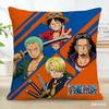 Наволочка с принтом персонажа из аниме One Piece, любимого фанатами. Декоративная наволочка для спальни, гостиной и энтузиастов аниме
