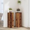 VidaXL Plant Stands 2 Pcs Old Wood Engineered Wood, Flower Stand, Plant Pot Stand, Stand of 852949
