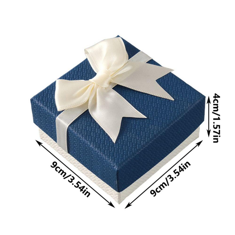 9*9*4cm Ring Box Paper Material Jewelry Display Box  For Rings, Earrings, Necklaces Etc.
