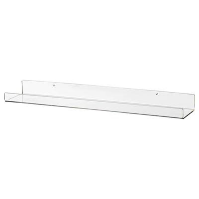 Полка IKEA Art 60 см прозрачная МЕЛЛОСА (804.463.42)