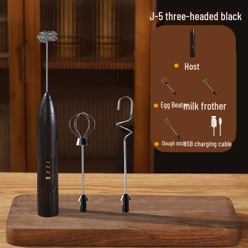 Новый электрический вспениватель молока из нержавеющей стали и портативный миксер