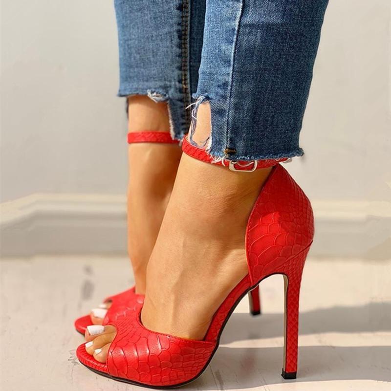 Большие размеры 41-42, женские пикантные сандалии, женские туфли-лодочки на высоком каблуке для клубных вечеринок, женская модная обувь на каблуке, женская летняя обувь