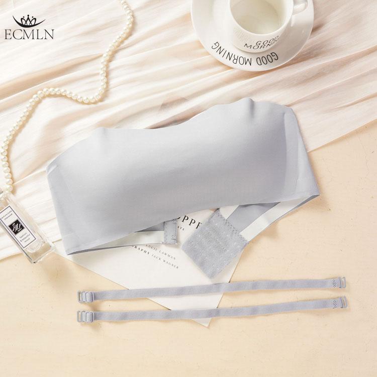 Summer Thin Strapless Bra Non-slip Seamless Invisible Tube Top To Collect Breasts Without Steel Ring Bra