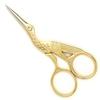 Gold Vintage Stork-Shaped Embroidery Sewing Trimming Dressmaking Craft Shears Cross