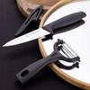 Kitchen set peeler knife made of steel
