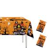 Праздничная скатерть на Хэллоуин с принтом привидения и замка для праздничных вечеринок