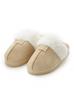 SNIDELHOME Mouton Fur Slippers SHGG244237 BEG Free Size