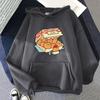 Kitten Nuggets Happy Hoodies Women Kawaii/cute High Street Sweatshirts Cat Biscuits Dipping Sauce Long Sleeve Men
