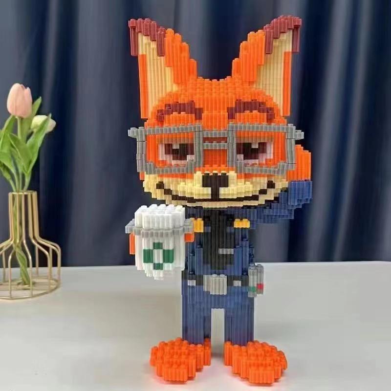 Лиса и Кролик Высокосложные Частицы Конструктор - Обучающая Игрушка-Пазл для Взрослых