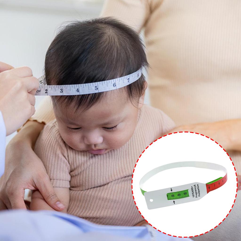 Infant Head Arm Circumference Measuring Tape Soft Durable Accurate Reading Easy To Use for Baby Body Measurement Tool