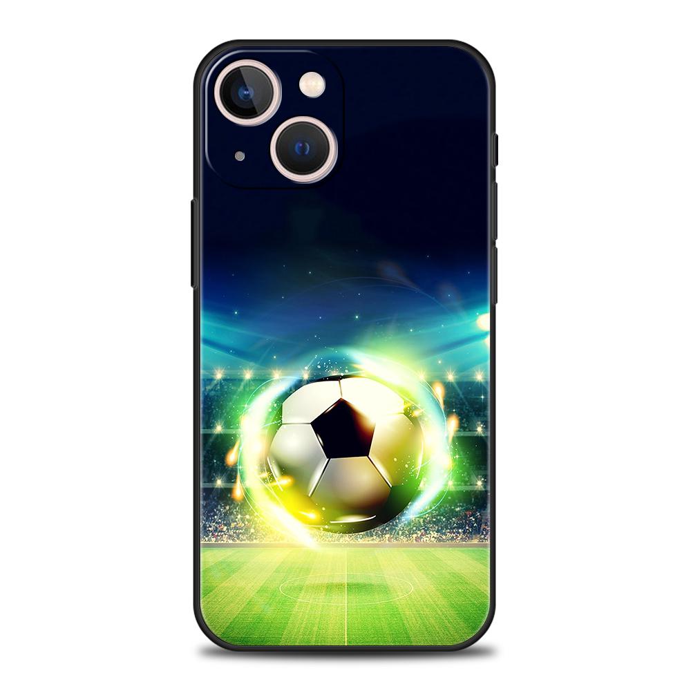 Футбольный ударопрочный для iPhone 15 14 13 12 11 Pro Max X XR 8 7 Plus SE2020 Чехол для телефона Крышка для iPhone X XR XS Max Корпус Capas