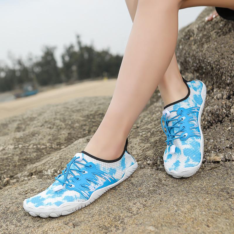 Уличные пляжные туфли для ручья женские нескользящие быстросохнущие туфли для плавания мужские рыболовные пятипалые туфли для ходьбы по воде комнатные фитнес-туфли