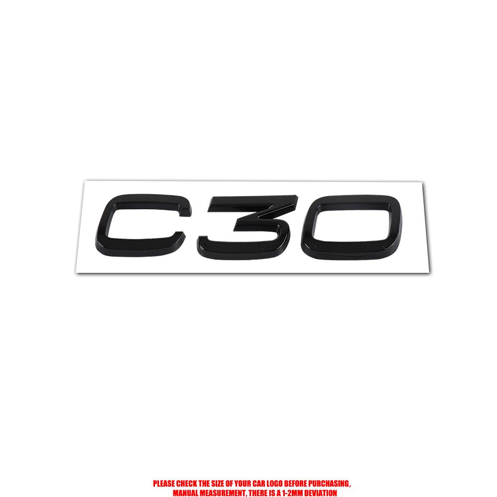 AABJE1 For VOLVO Rdesign C30 C50 C40 AWD D5 Accessories ABS Car Rear Trunk Emblem Auto Door Tail Mark Badge Decals Sticker Center Cover