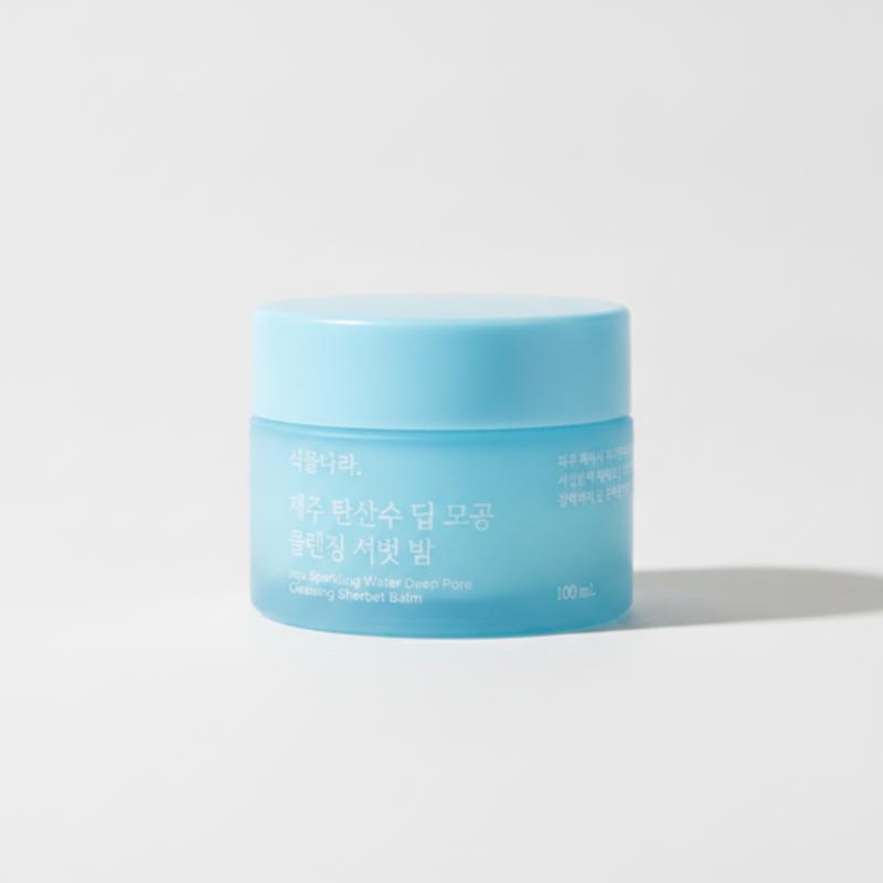 Plant Nara Jeju Sparkling Water Deep Pore Cleansing Sherbet Balm, 1 pcs, 100ml