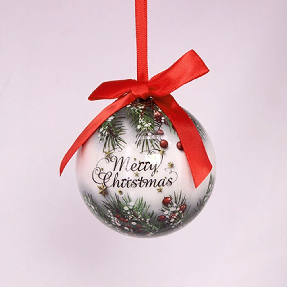 2 шт. 8 см Подвеска на елку Изысканное подвесное украшение Поделки Рождественский шар Окно
