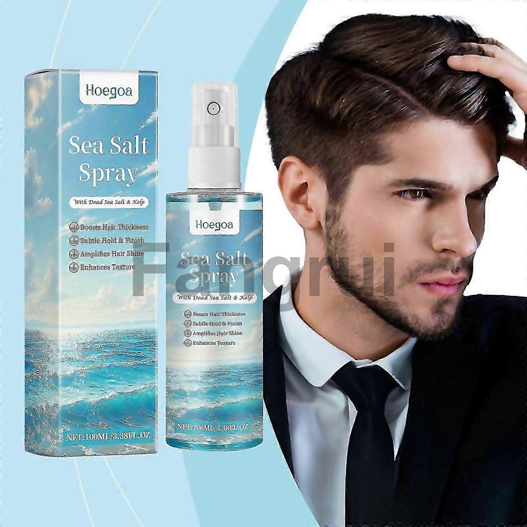 For Sea Salt Microvolume Spray For Curly Hair Moisturizing Lasting Hold Easy Styling
