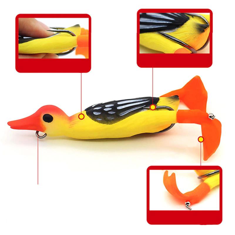Duck Wobbler Floating Catfish Pike Zander F153A