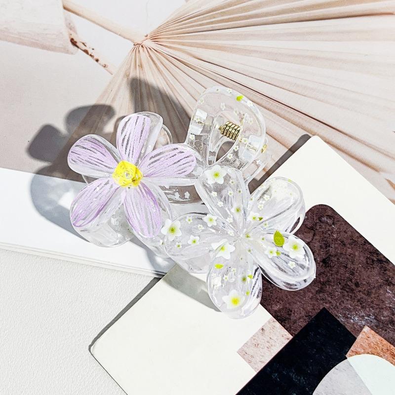 Милые и свежие заколки-крабики для волос в стиле граффити, заколки-акулы для пучка на затылке, аксессуары для волос