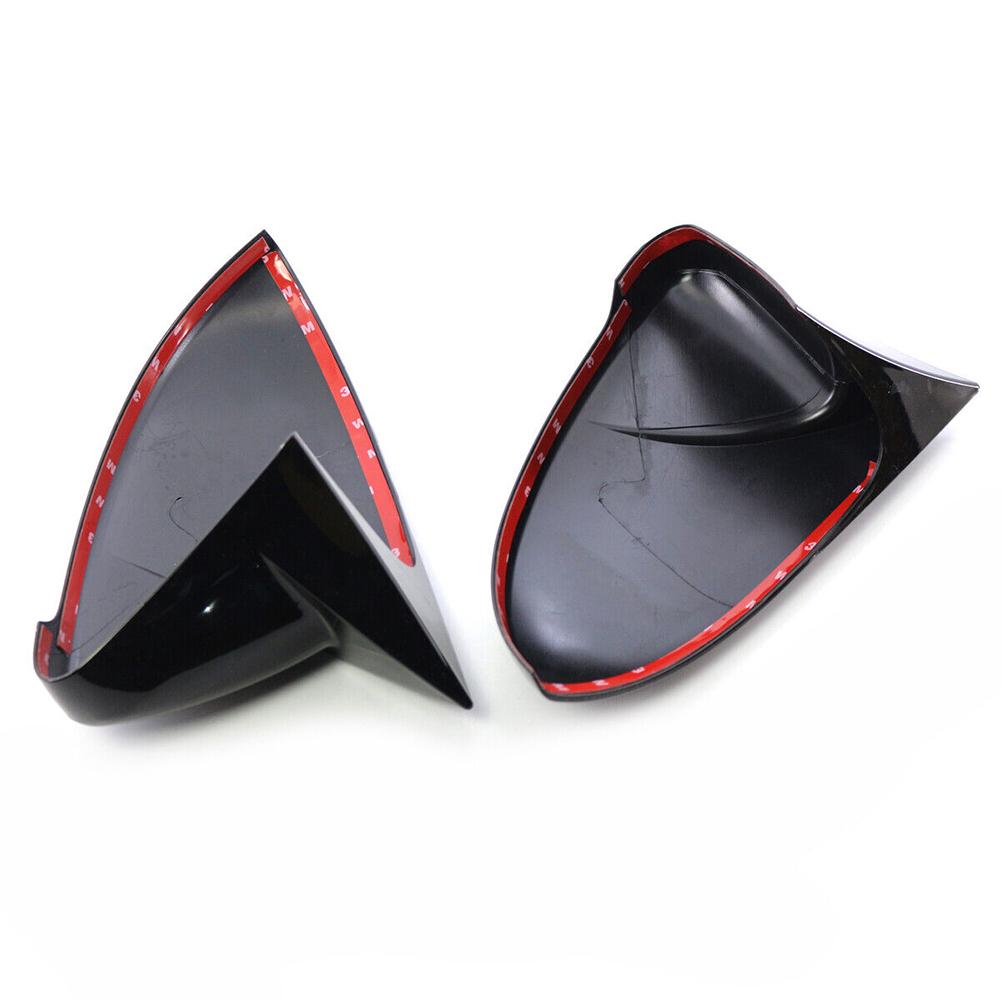 2Pcs Replacement Door Rearview Mirror Cover Caps Compatible For Golf Mk7 Mk7.5 GTD R 2014-2019 5G0857537 5G0857538