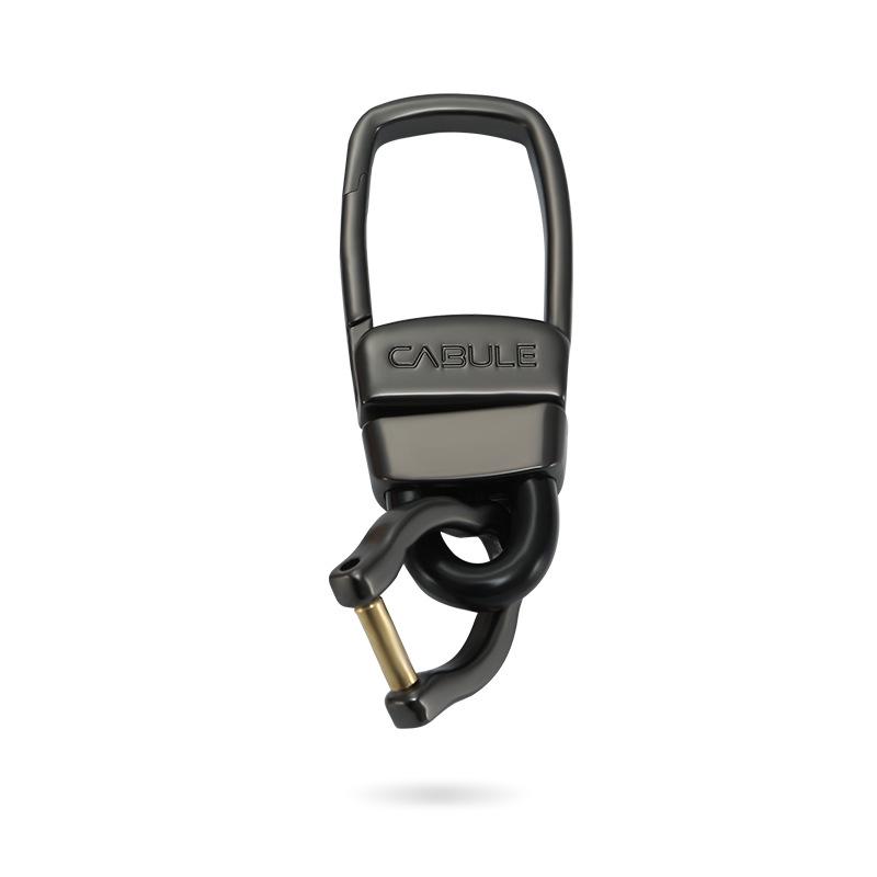 Брелок Cabron Universal из цинкового сплава с маленькой подковообразной пряжкой, идеально подходит для всех сумок для ключей