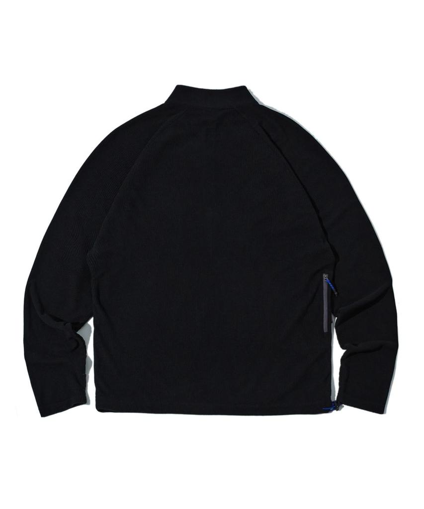 MADDEN [2 Colors] Funny Waffle Half Zip-Up