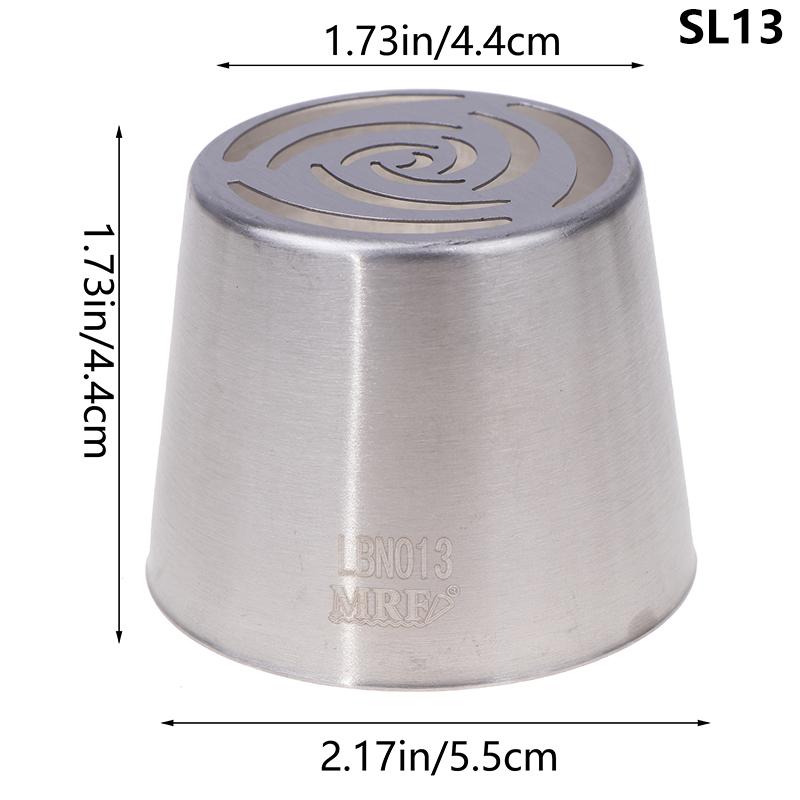 1 шт. Sl4/Sl12/Sl13/Sl43/Sl51/Sl57 из нержавеющей стали, насадки для русской глазури, насадки для глазури для выпечки, инструмент для выпечки