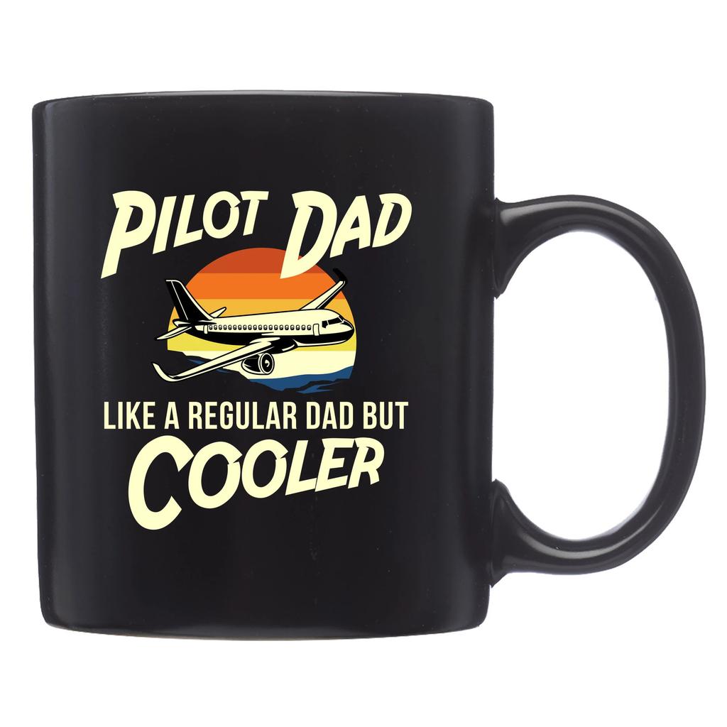 Индикатор Приборная панель самолета Пилот Авиация Вентилятор День отца Папа Керамическая кружка для кофе с отметкой Машиностроение