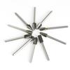 10pcs Shank Tungsten Carbide Milling Cutter Rotary File Carving Tools Burr Double Diamond Cut Electric Grinding