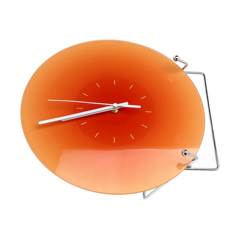 12-дюймовые круглые часы на батарейках, бесшумные, декоративные настенные стеклянные часы для гостиной, спальни