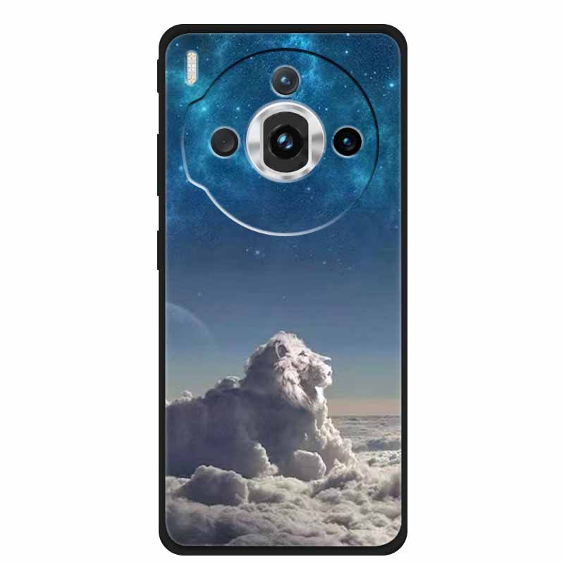 Для ZTE nubia Z60S Pro 6.78" Чехол ТПУ Мягкий Черный Силикон Расписной Милый Кот Звездный Чехол для Nubia Z60S Pro Роскошные Животные Funda