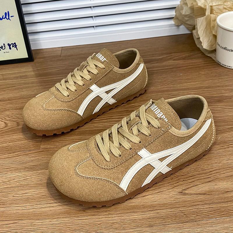 2025 весна новые повседневные одинарные туфли модные универсальные спортивные туфли Forrest Gump кроссовки модные ретро мягкая подошва немецкие кроссовки женские