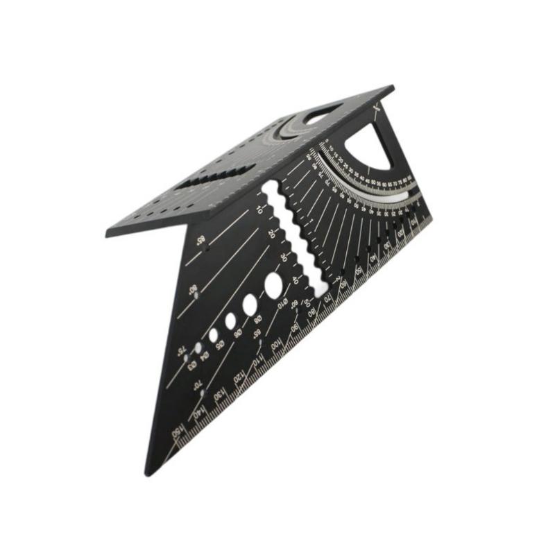 Направляющая линейка Измерительная линейка Линейка для углов 45 90 градусов для плотника Разметочный угольник Измерительный инструмент Деревообрабатывающий угольник