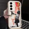 Phone Case for Samsung Galaxy A17 A16 A15 A14 A13 B-Banksy Art Graffiti Artist A56 A36 A26 A55 A35 A25 A54 A34 A24 A53 A33 A23 A