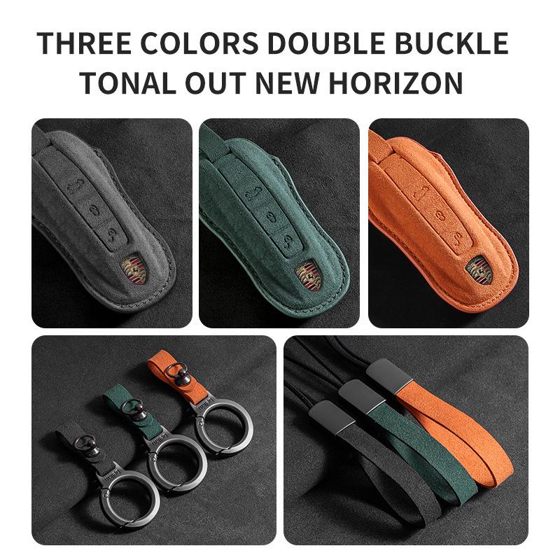 Чехол для ключей Porsche для новых Cayenne, Macan, 718, Taycan, Panamera и 911