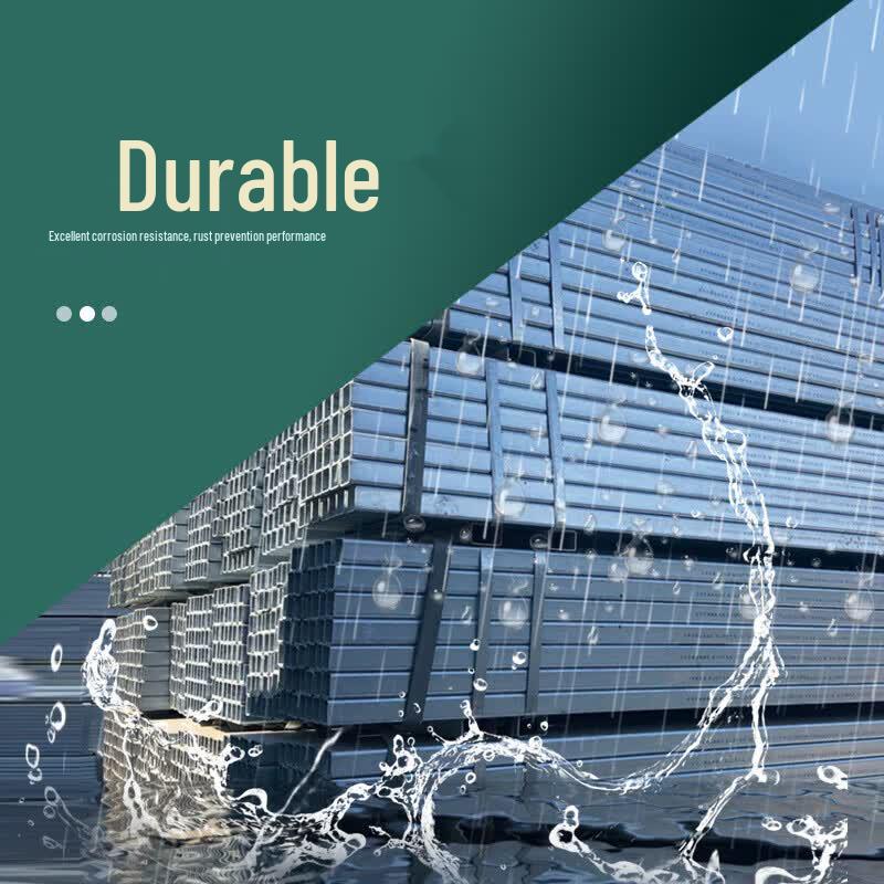 Оцинкованная квадратная труба 30x30x1,5 мм