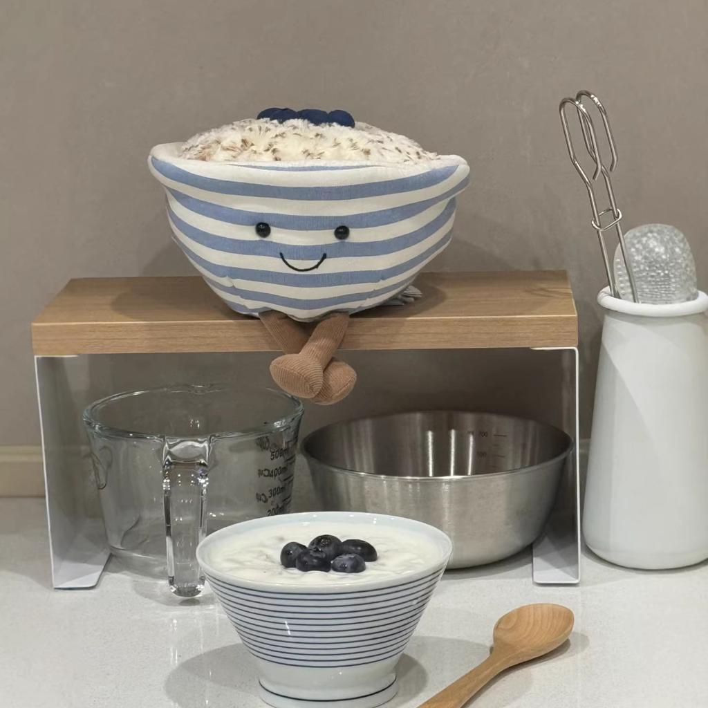 Fun blueberry oat bowl home decoration ornament gift with jca label home decor desk decoration living room decoration
