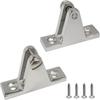 2PCS Marine Boat Deck Hinge Mount For Bimini Top Fitting Hardware Stainless Steel