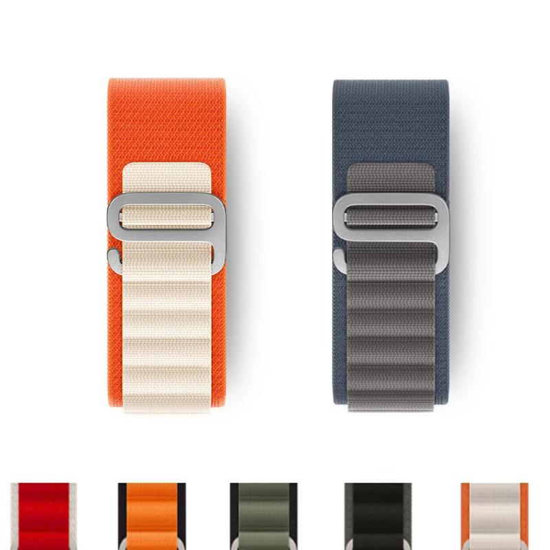 Альпийский ремешок Для Apple watch ultra ремешок 49мм 44мм 40мм 45мм 41мм 42мм 38 correa bracelet iWatch series 2 7 6 5 3 se 8 9 10 46мм