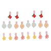 20pcs Pet Hair Clip Flower Shape Resin Lovely Sweet Cute Pet Grooming Hairpin for Small and Medium Pets