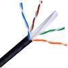 AISENS A135 – 0264 – Câble De Réseau Extérieur Imperméable RJ45 (Rigide, Rouleau De 305 M, Résistant Aux Rayons UV) Couleur Noir