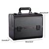 Portable Lockable Aluminium Hard Make Up Travel Storage Box, Cosmetic Beauty Vanity Case, Organiser, Large Capacity Toolbox Case